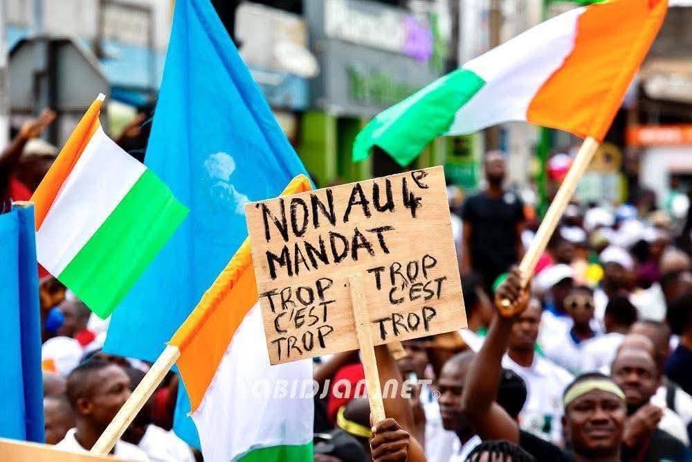 Côte d’Ivoire : Des Ivoiriens dans les rues contre un 4e mandat d'Alassane Ouattara