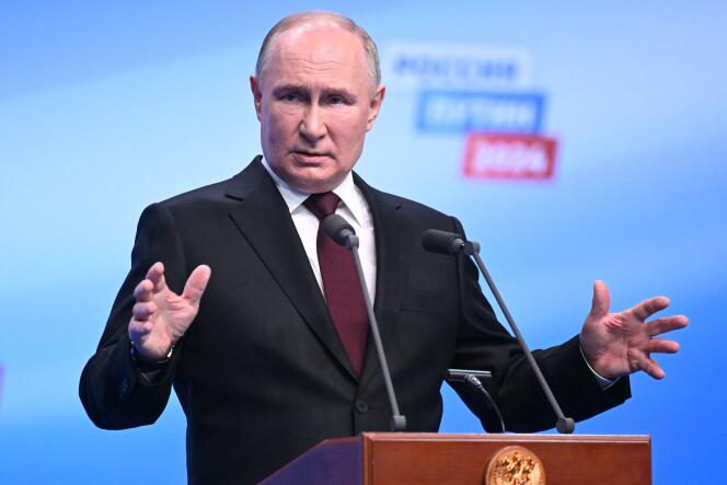 Présidentielle en Russie : Vladimir Poutine réélu pour un nouveau mandat 