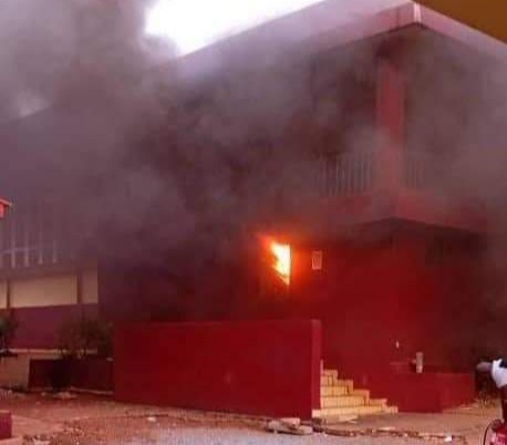 Fait divers : Incendie à l'université Général Lansana Conté 
